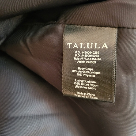 Talula Aritzia Park Slope Vest Faux fur Size Small Fall Winter - Picture 7 of 8